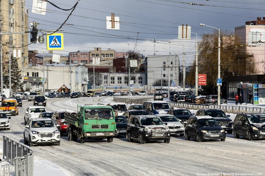 На содержание дорог в Калининграде в 2026 году выделяют 515 млн рублей
