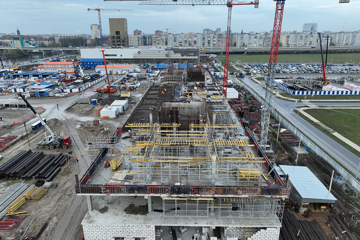 На Острове возводят филиалы Большого театра и Высшей школы искусств (фото)