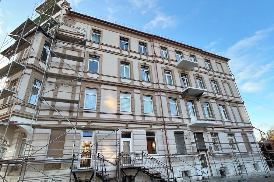 В Советске вернули шпиль и декор историческому дому на улице Смоленской (фото)