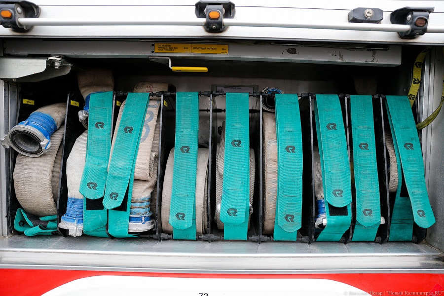 В Калининграде при пожаре в беседке пострадал человек