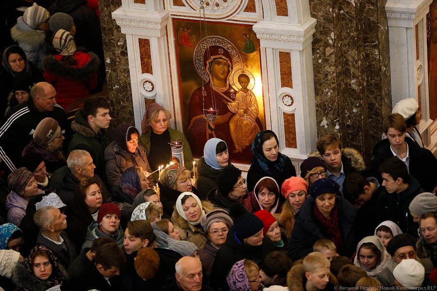 Патриарх и пробки: в Калининград прибыли глава РПЦ и мощи святителя Луки (фото)