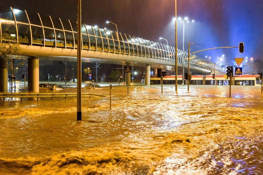 Гданьск затопило после дождей (фото)