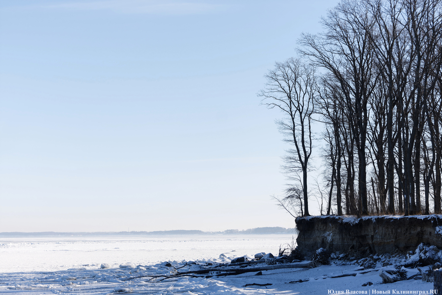 Балтика во льдах: как выглядит побережье после рекордных морозов