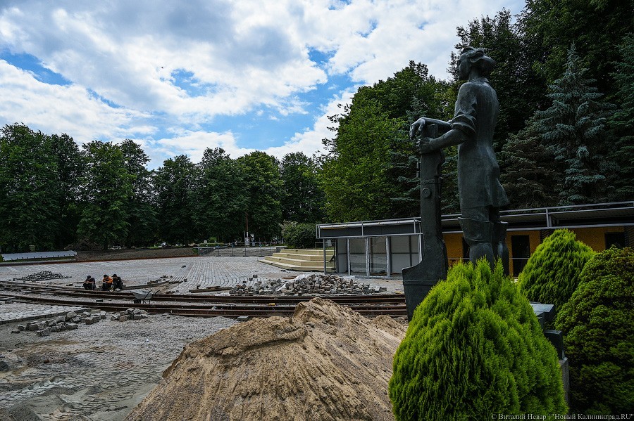 «Вступают в финальную стадию»: как выглядит остров Канта в ходе реконструкции (фото)