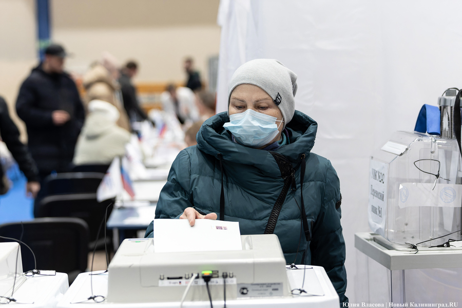 Один на ринге: как проходило голосование в Калининградской области (фото)