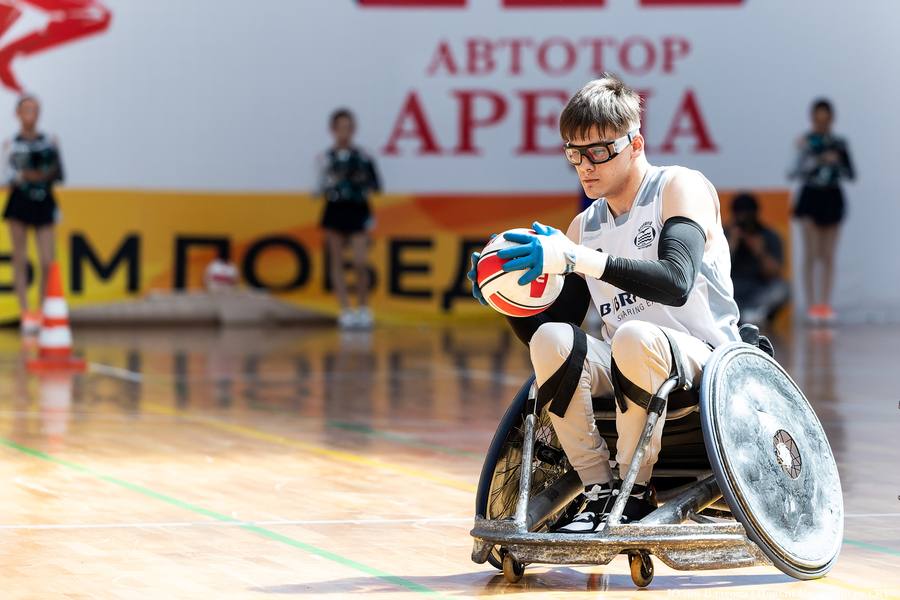 «Серебро» дороже «золота»: в Калининграде впервые боролись за Кубок по регби на колясках (фото)