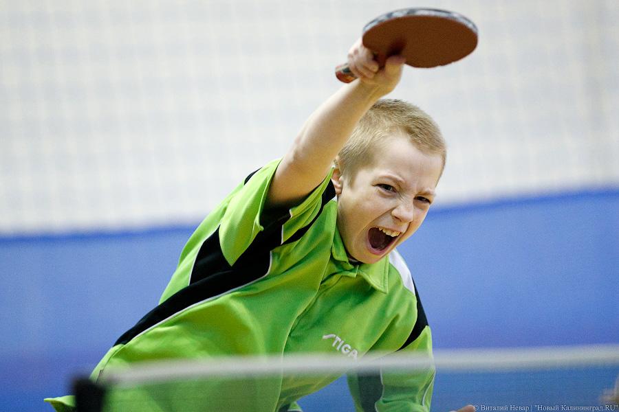 Ракетки и сетка: в Калининграде проходит чемпионат по настольному теннису