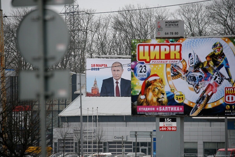 Губернатор: горсовет Калининграда захватила рекламная олигополия