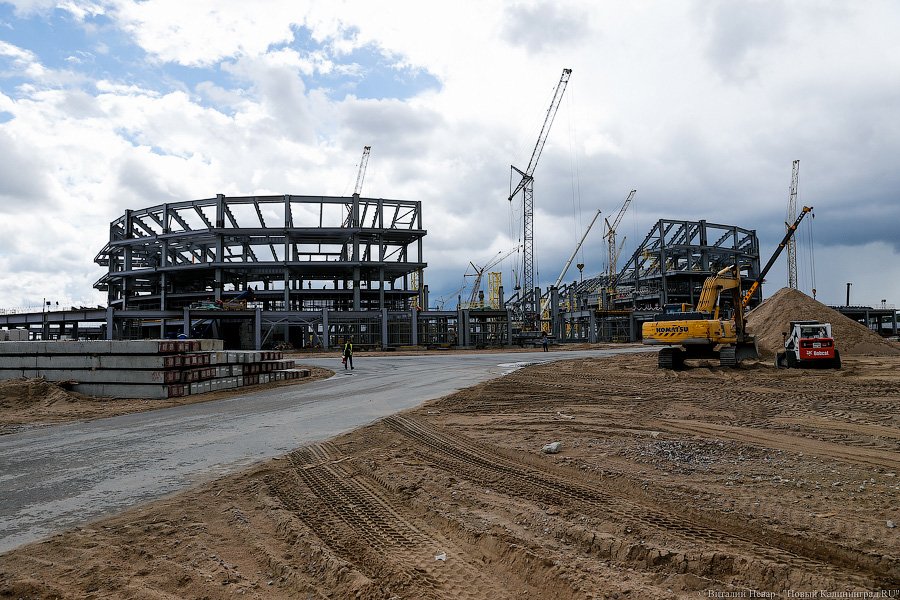 От песочницы до открытия: строительство стадиона «Калининград» в фотографиях