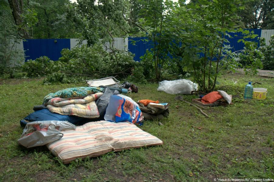 Последствия погрома на Ялтинской: фоторепортаж "Нового Калининграда.Ru"