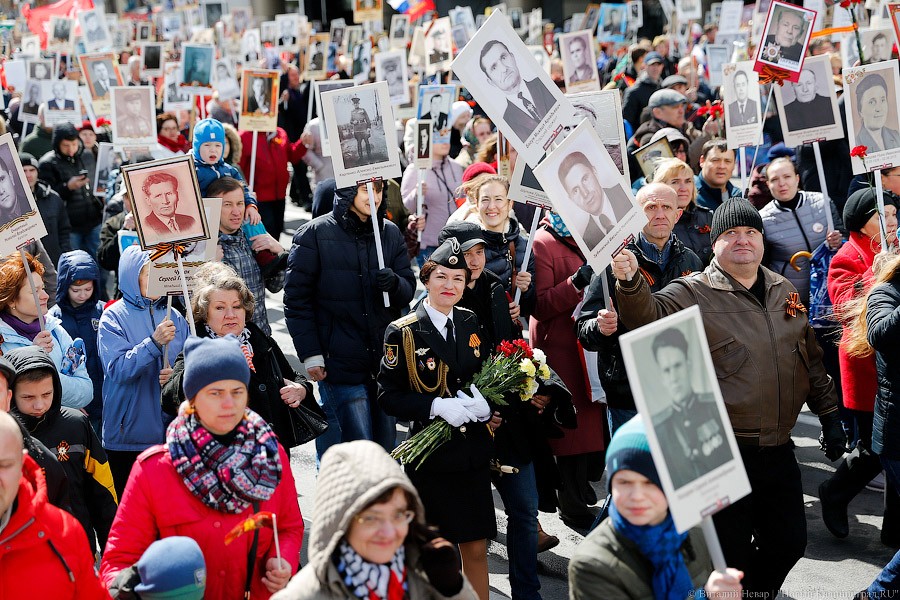 Вечная память: шествие «Бессмертного полка» в Калининграде