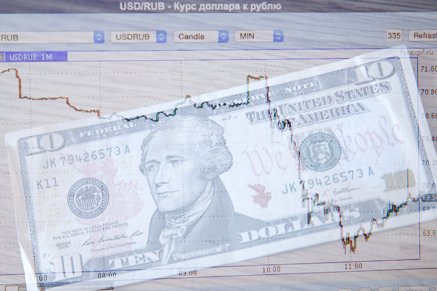 Официальный курс доллара поднялся на 3,6 руб.