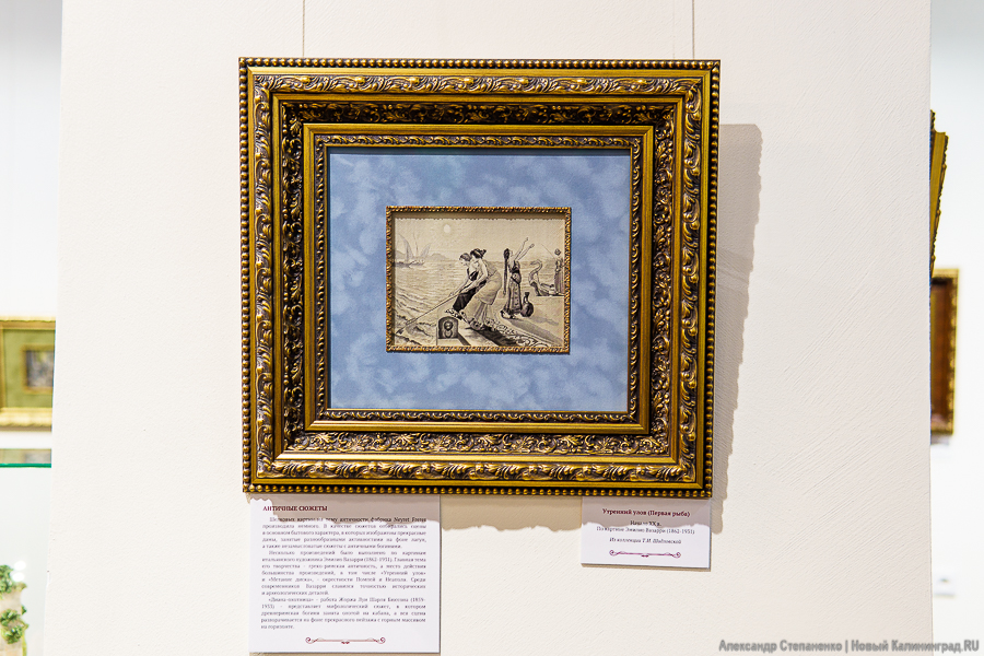 «С французским шармом»: в Калининграде открылась выставка шелковых картин (фото)