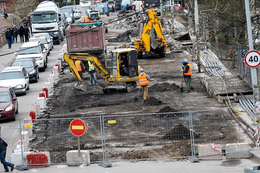 На время ремонта второй половины моста на Озерова направление движения не изменится