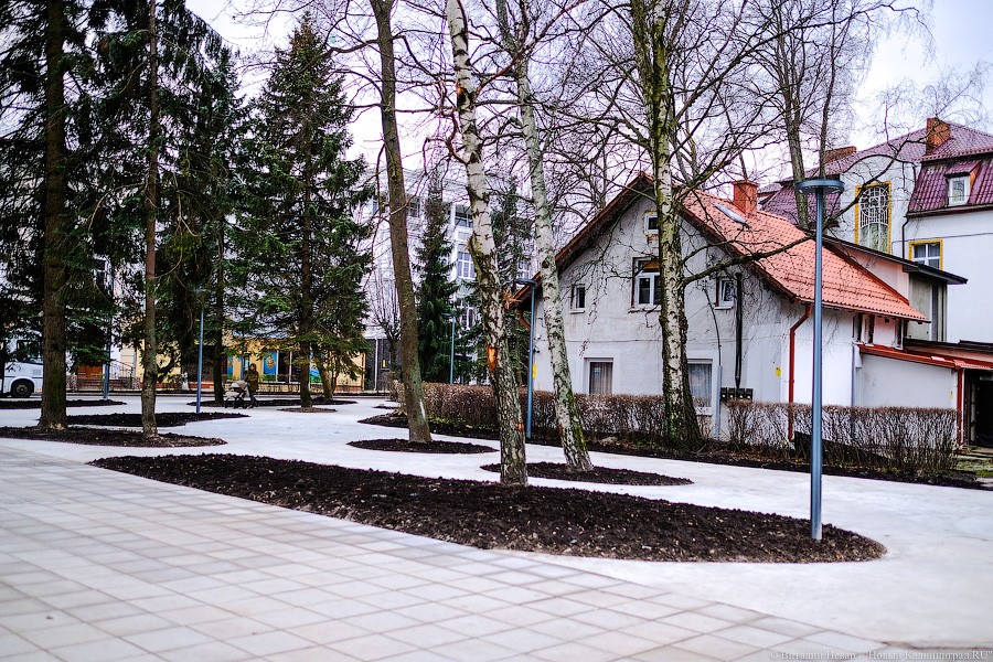 Плитка на плитке: как выглядит центр Зеленоградска во время реконструкции (фото)