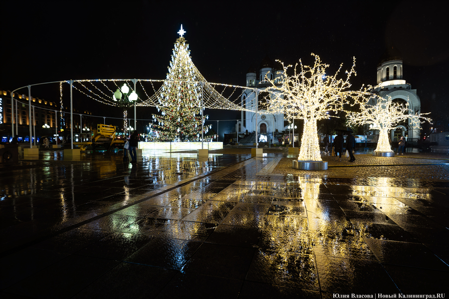 Конусу конец: как выглядит центр Калининграда с новой ёлкой (фото)