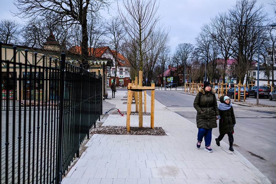 Плитка на плитке: как выглядит центр Зеленоградска во время реконструкции (фото)