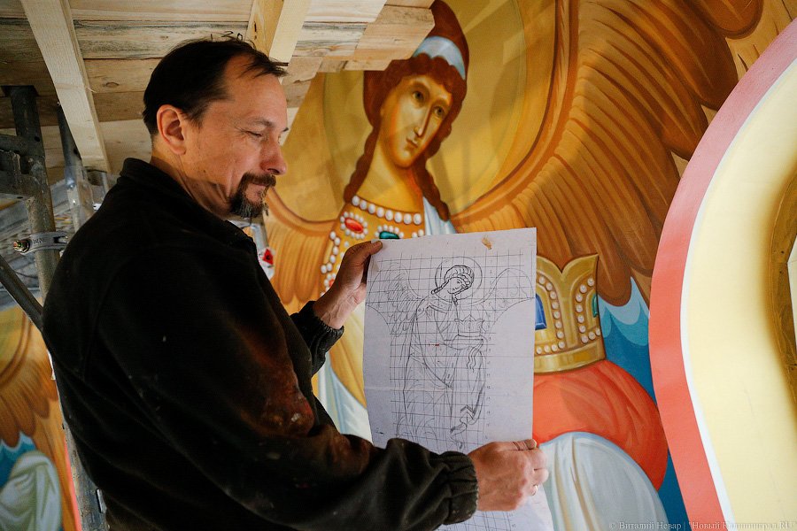 «Есть ощущение стресса и аврала»: иконописец о росписи Кафедрального собора