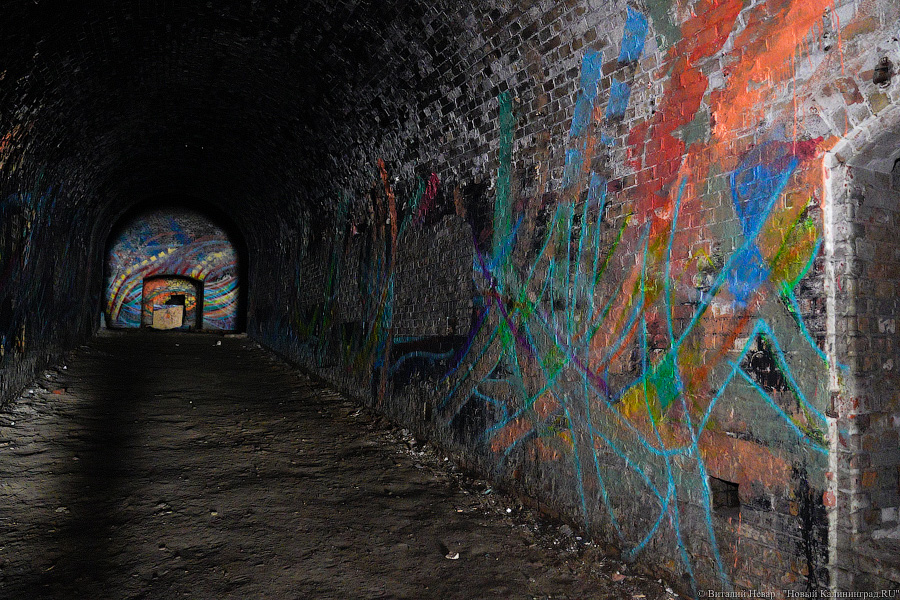 Искусство «вандализма»: киношники изрисовали граффити форт №8 (фото)