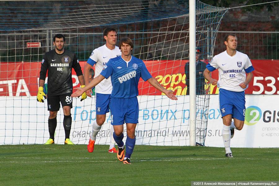 Очередное поражение: «Балтика» проиграла «Ротору» со счётом 0:2