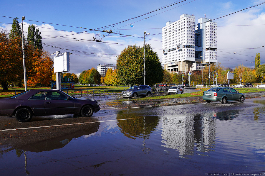 Другой берег улицы: Калининград затопило после шторма (да, опять)