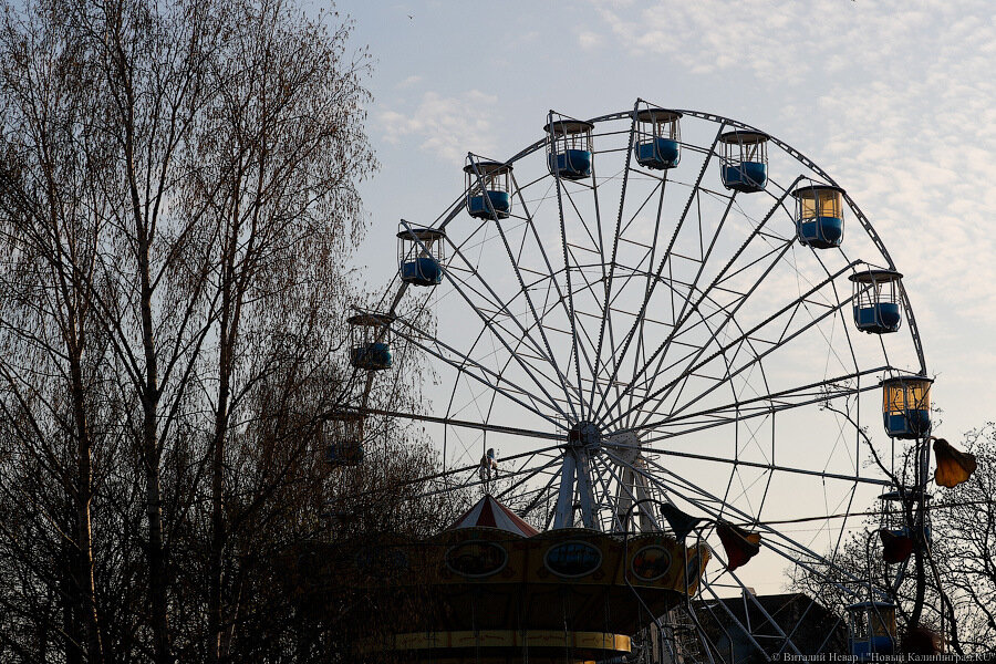 Колесо обозрения в Центральном парке Калининграда хотят заменить на новое