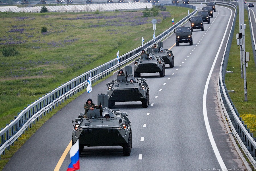 Люпины и «Гиацинты»: передислокация военной техники для парада в Калининграде (фото)