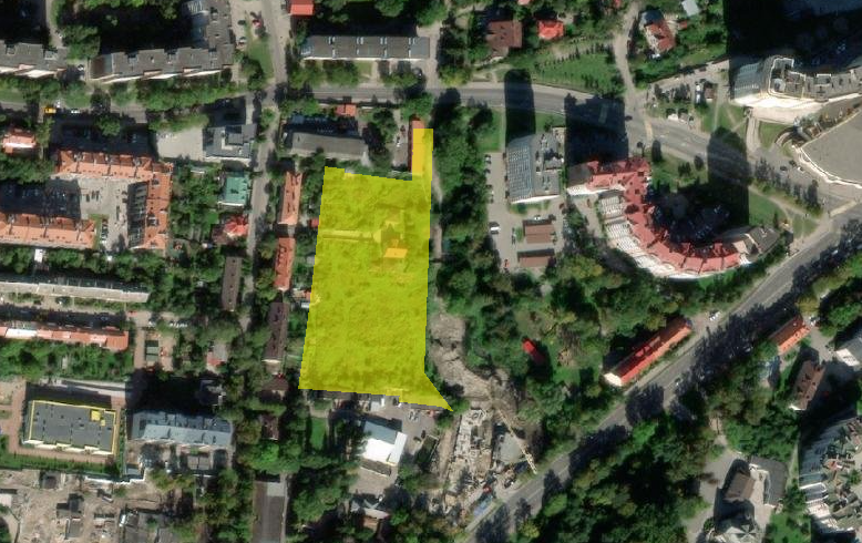 Участок под строительство здания. Изображение: roscadastr.com