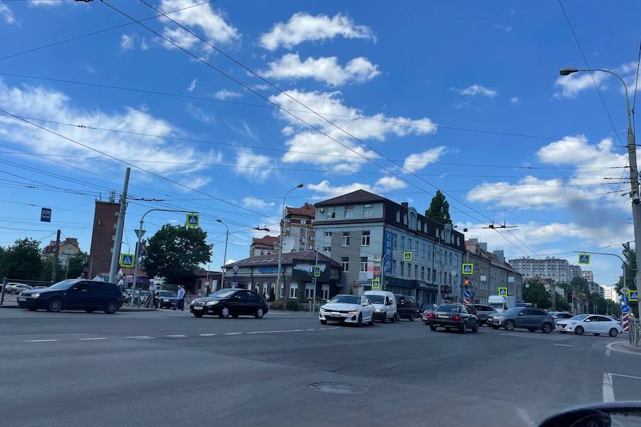 На Советском проспекте отключились светофоры (фото)