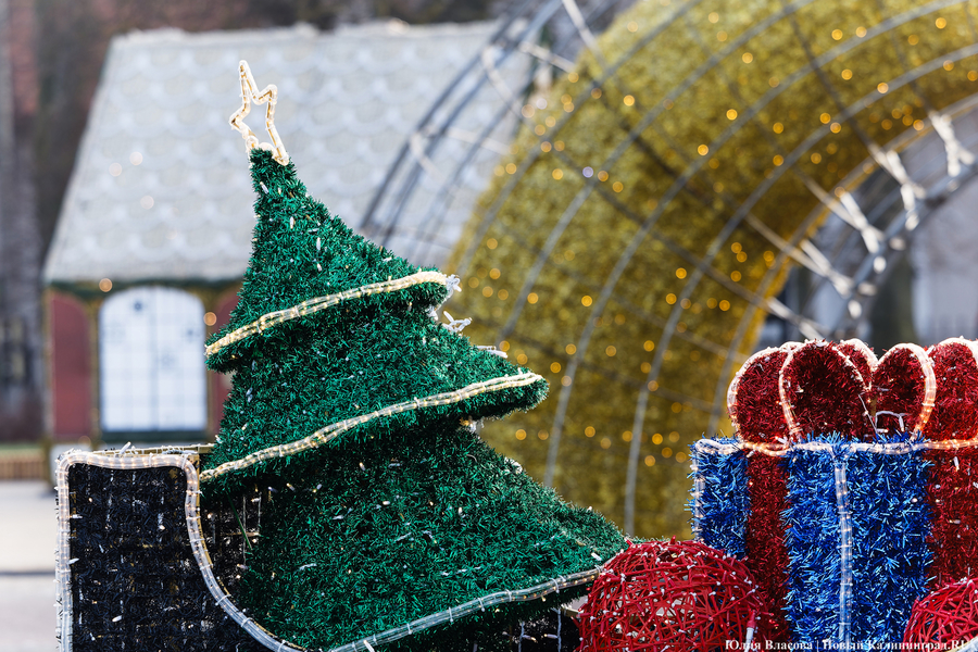 В царстве огненной лошади: как украсили Зеленоградск к Новому году (фото)