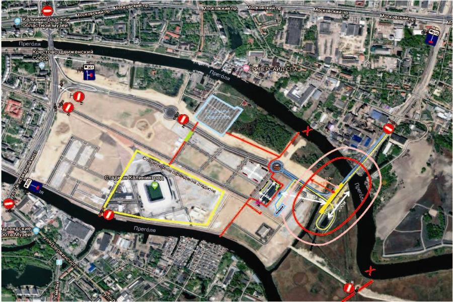 Из-за Мирового чемпионата фейерверков планируются перекрытия улиц Калининграда