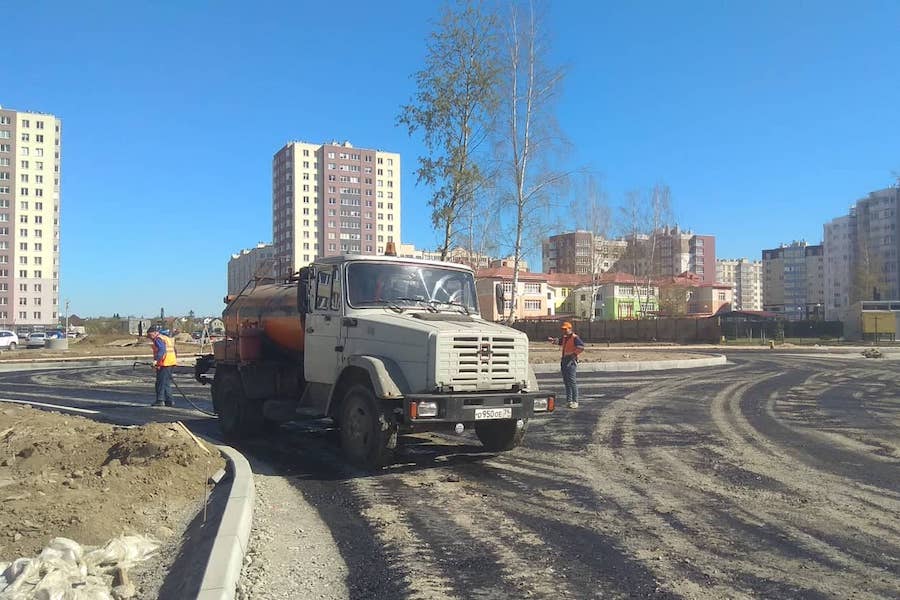 В конце Флотской строится круговая развязка, туда хотят пустить автобусы