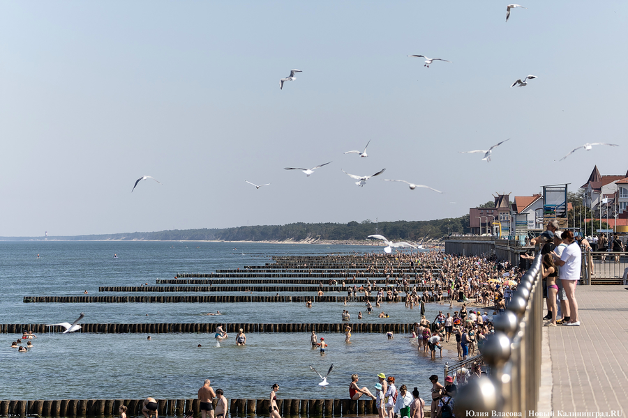 В Зеленоградске продлили купальный сезон до конца сентября