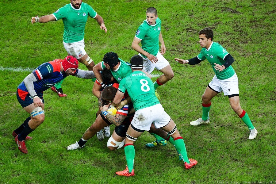 Россия — Португалия: как наши парни победили в матче Rugby Europe в Калининграде