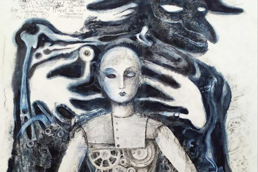 Иллюстрация Марины Эренбург к новелле Эрнста Теодора Амадея Гофмана «Песочный человек»