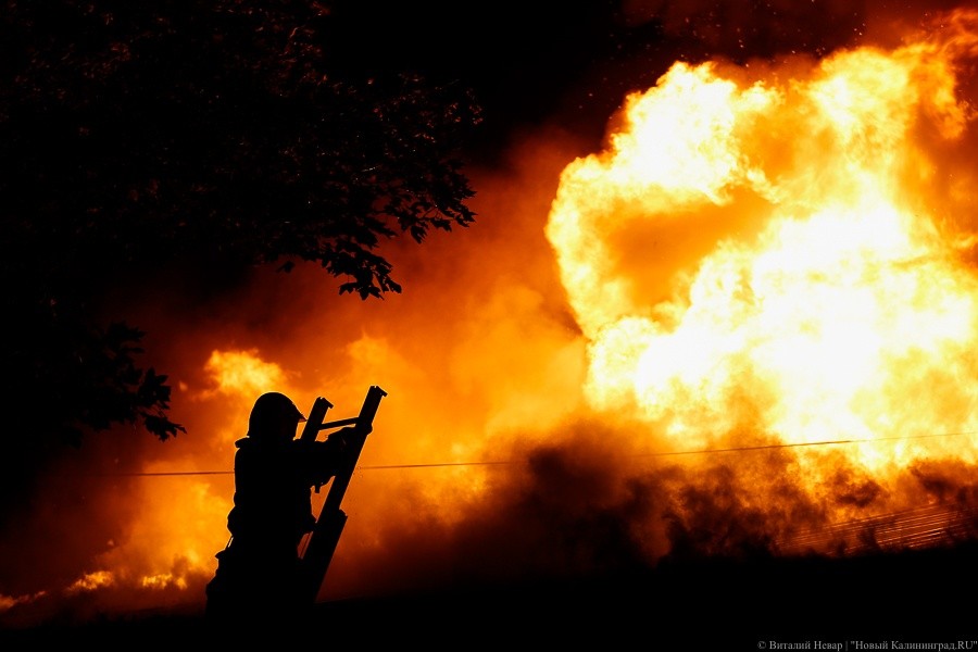  В Калининграде сгорел мини-рынок