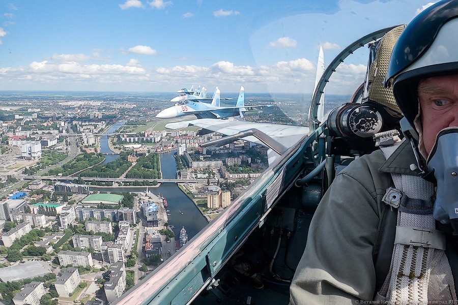 Репетиция парада из кабины истребителя. Фоторепортаж НК