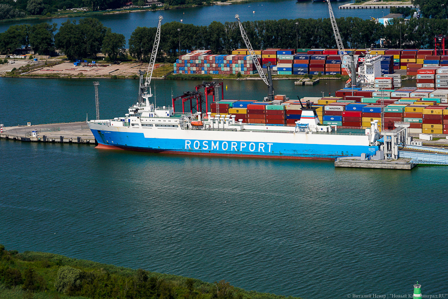 Порты Ленинградской области хотят нарастить отгрузку в Калининград