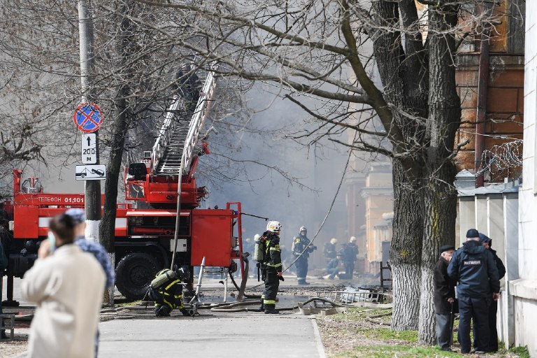 Названа предварительная причина пожара в оборонном НИИ в Твери