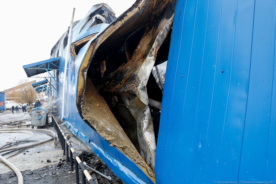 Огненное утро: как калининградские пожарные спасали винный склад