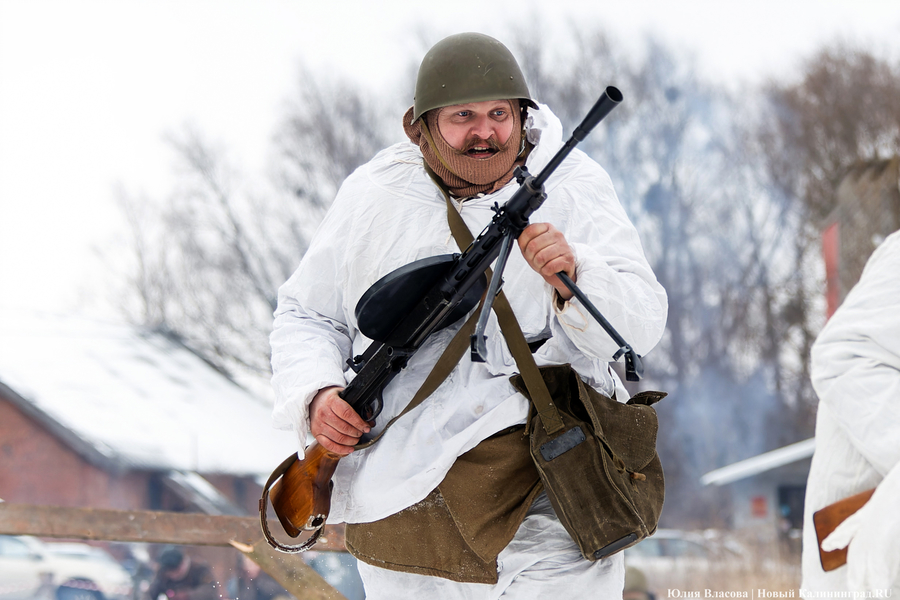 Ключ от железных ворот Кёнигсберга: как прошла реконструкция штурма Лабиау (фото)