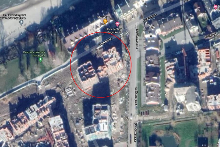 Скриншот сервиса «Гугл карты»