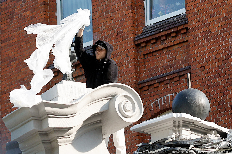 Третья жизнь: в Калининграде отреставрировали арку Лёбенихтского госпиталя (фото)