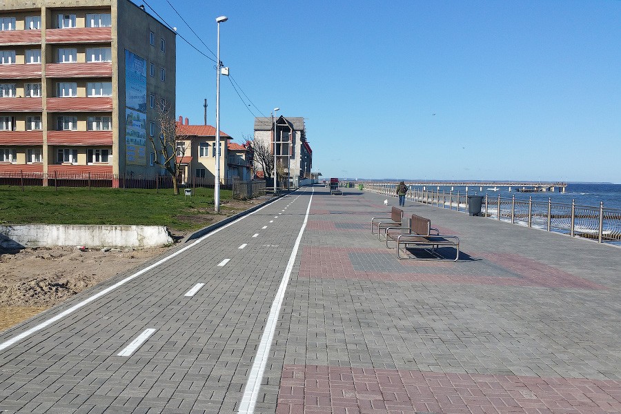Променад в Зеленоградске. Фото — Константин Черный
