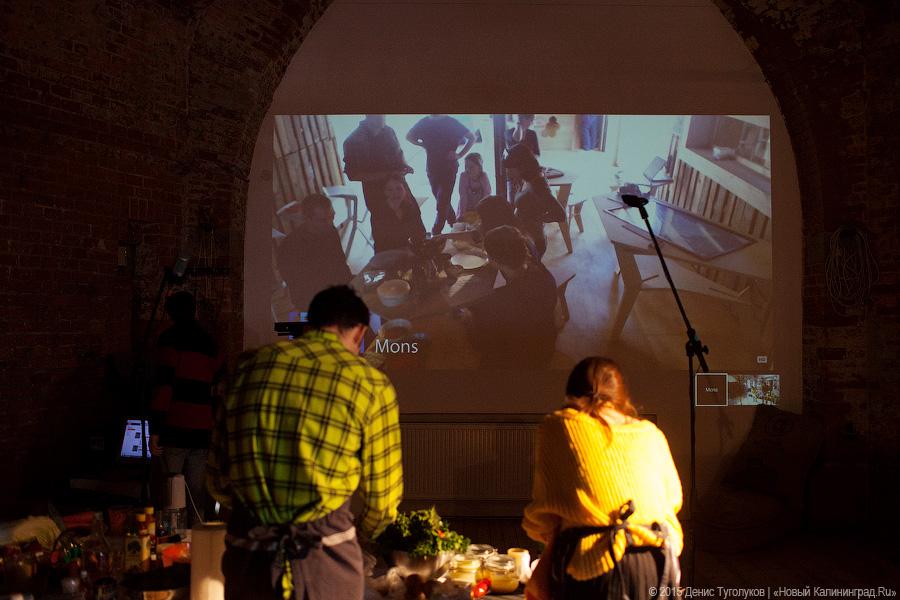 Суп с горошком и «янтарные» роллы:  «International lunch» в «Воротах»