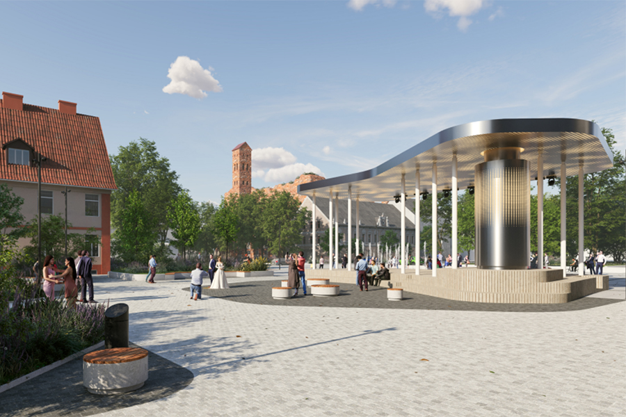 В Немане ищут подрядчика для проектирования благоустройства центральной площади