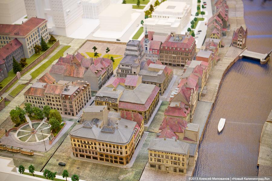 Настольный город: макет концепции застройки центра Калининграда (фото)