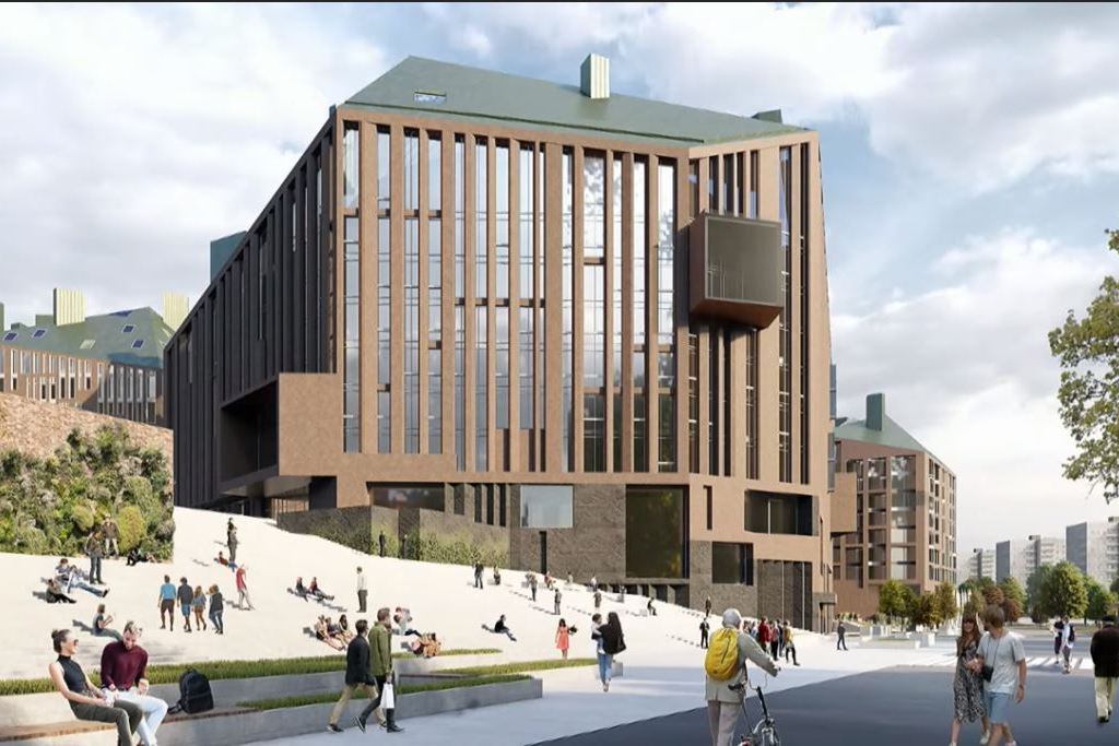 Стометровая башня: архитекторы презентовали проект застройки территории у Дома Советов (фото) (видео)