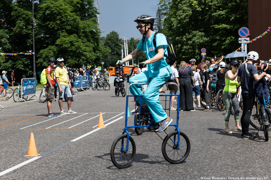 «Море положительных эмоций»: в Калининграде прошёл велопарад «День колеса» (фото)