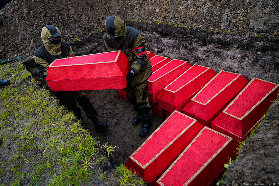 В Чкаловске перезахоронили останки советских воинов: фоторепортаж «Нового Калининграда»